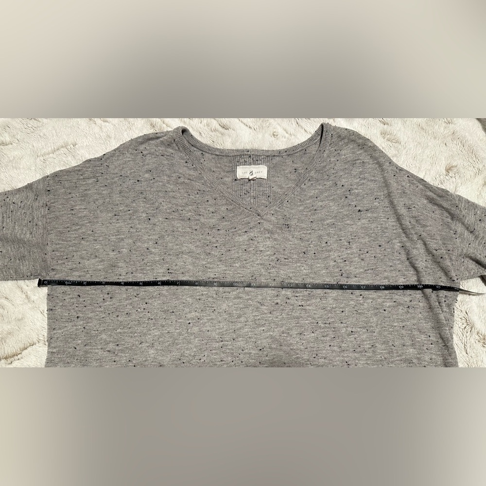 Lou & Grey Speckled Knit Cut Out Back Sweater - Picture 4 of 11